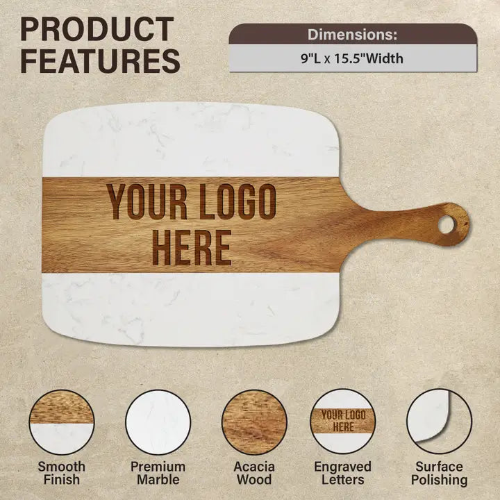 Custom Logo Charcuterie Board