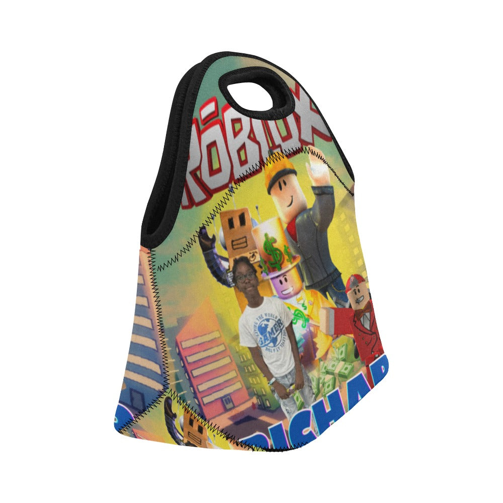 Roblox Themed Neoprene Lunch Bag/Small (Model 1669)