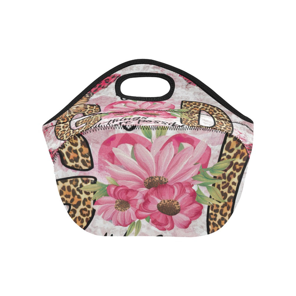 With God Neoprene Lunch Bag/Small (Model 1669)