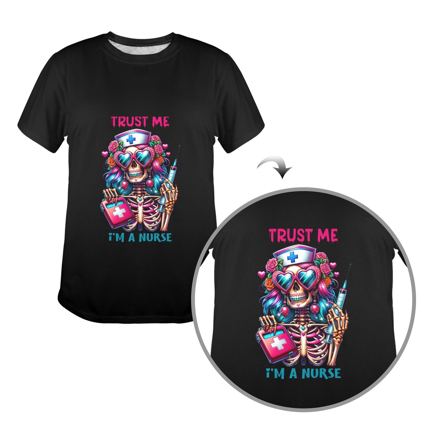 Trust Me I'm A Nurse Women's T-Shirt in USA Size (Front Printing) (Model T78)