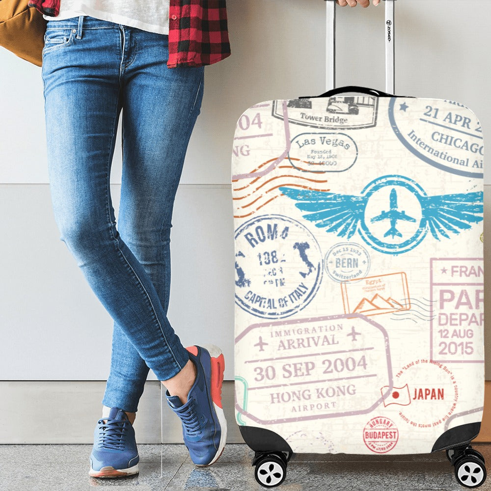 Travel Passport Luggage Cover/Large 26"-28"