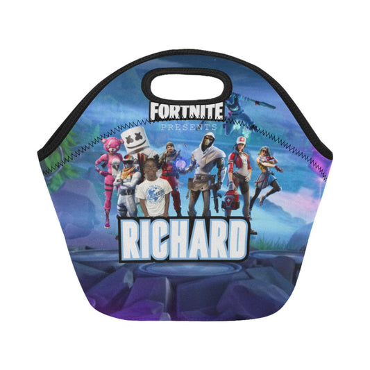 Fornite Themed Neoprene Lunch Bag/Small (Model 1669)