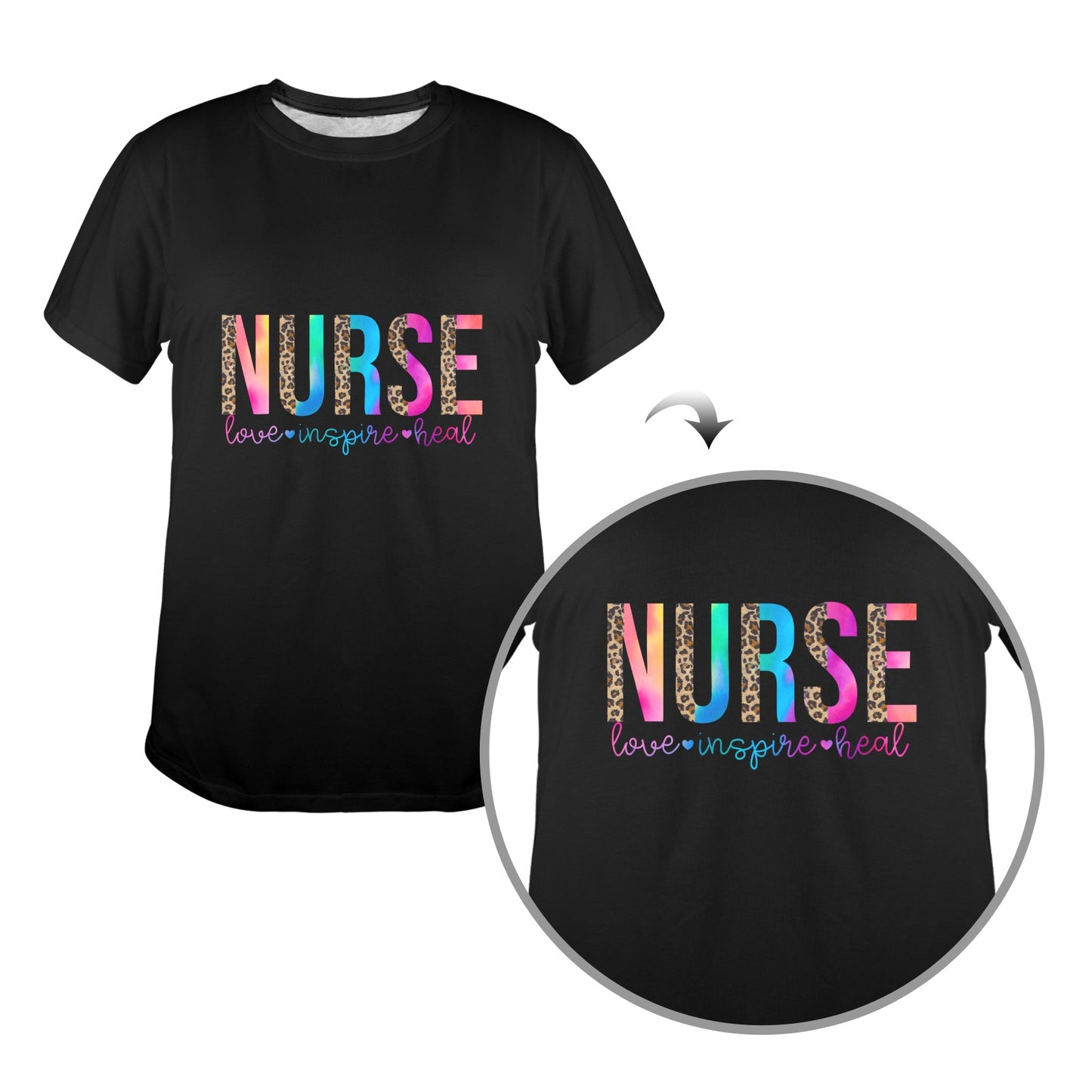 Nurse 2  Women's T-Shirt in USA Size (Front Printing) (Model T78)