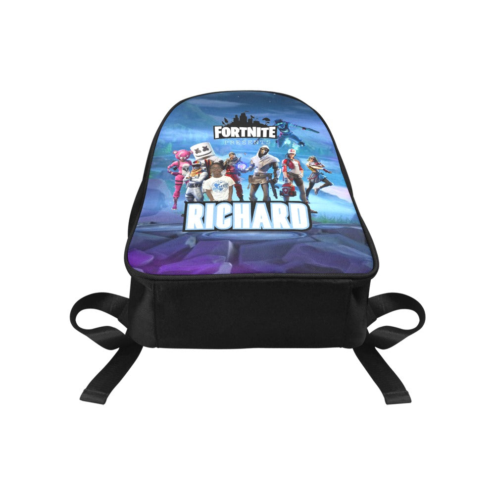 Fornite Themed Fabric School Backpack (Model 1682) (Medium)