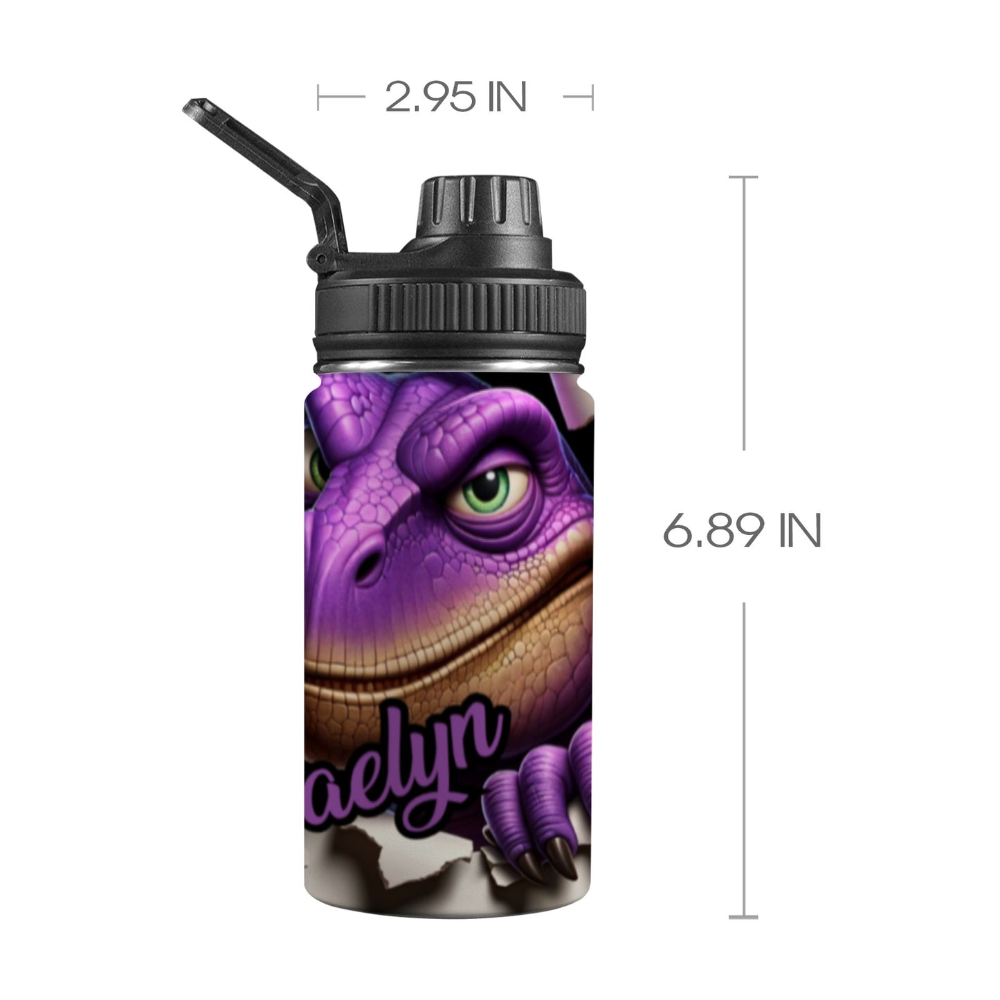 Purple Dino Back to School Set