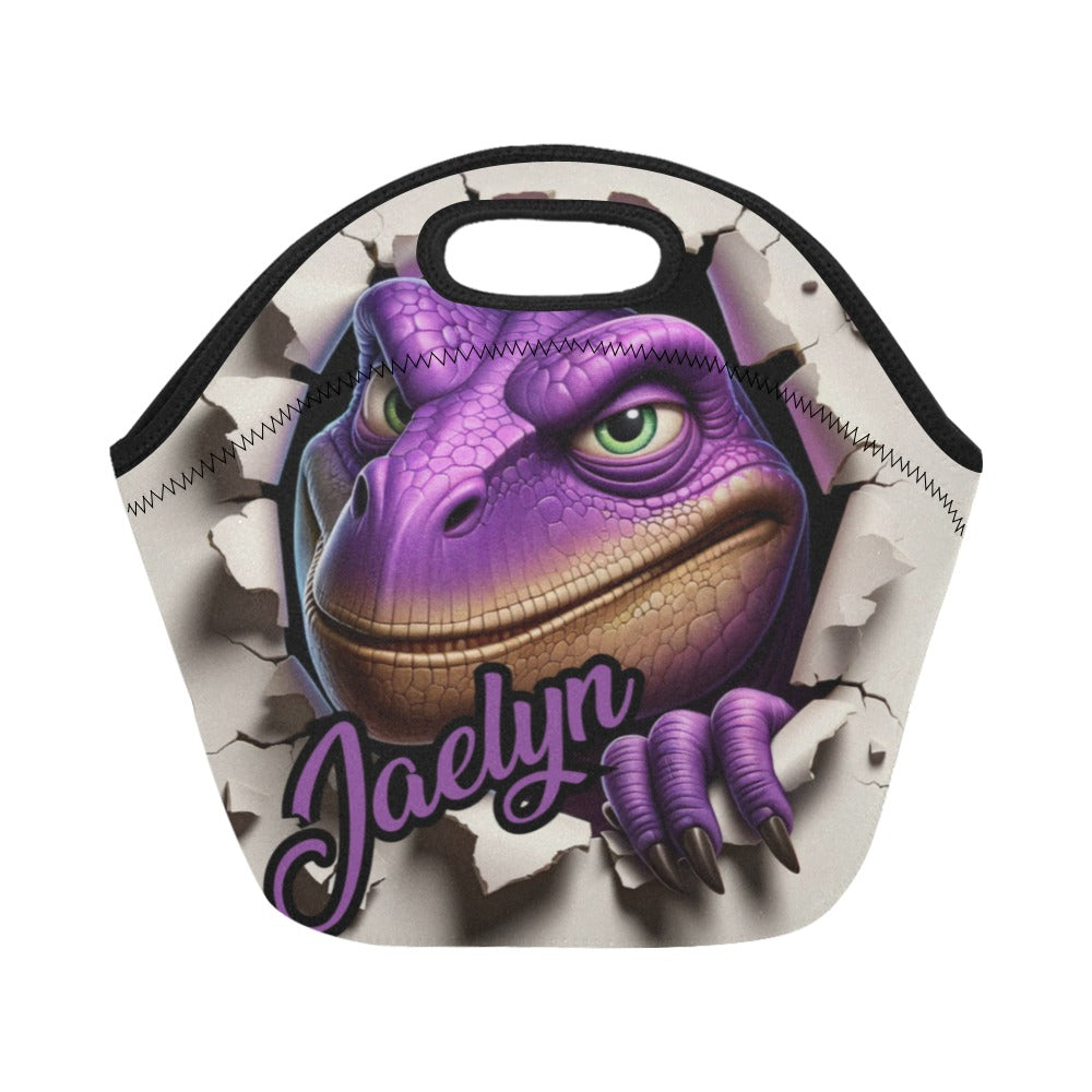 Purple Dino Back to School Set