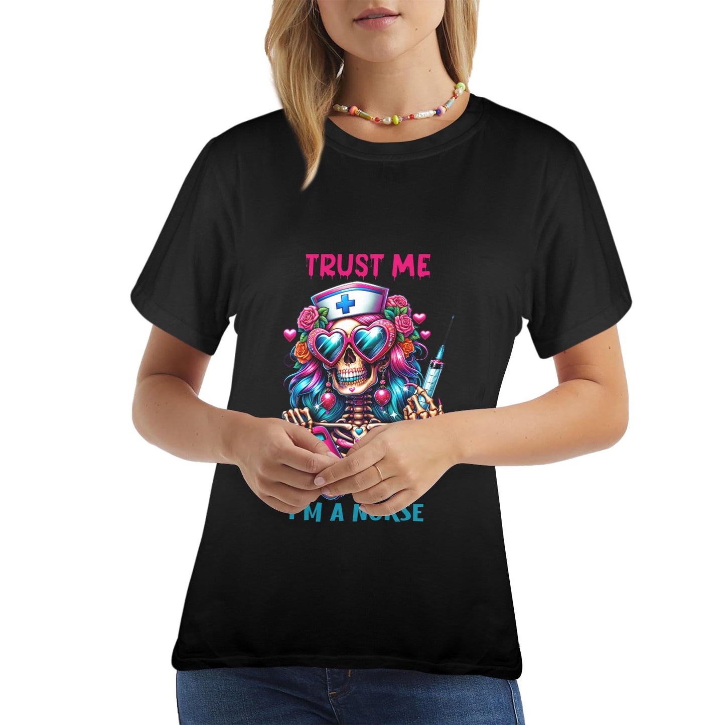 Trust Me I'm A Nurse Women's T-Shirt in USA Size (Front Printing) (Model T78)