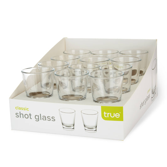 Classic Glass Shot Glass - 1.5 oz - CDU of 12