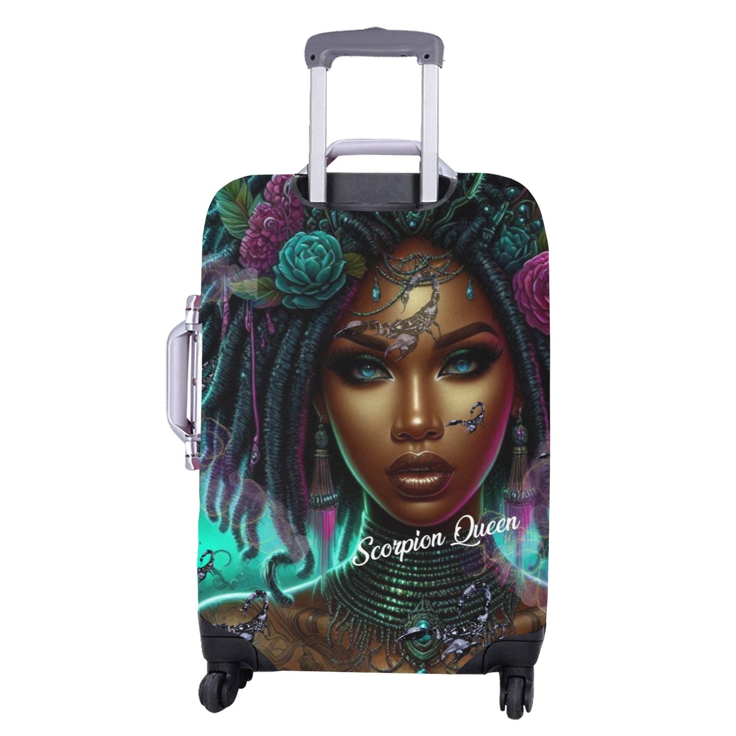 Scorpion Queen Luggage Cover/Extra Large 28"-30"