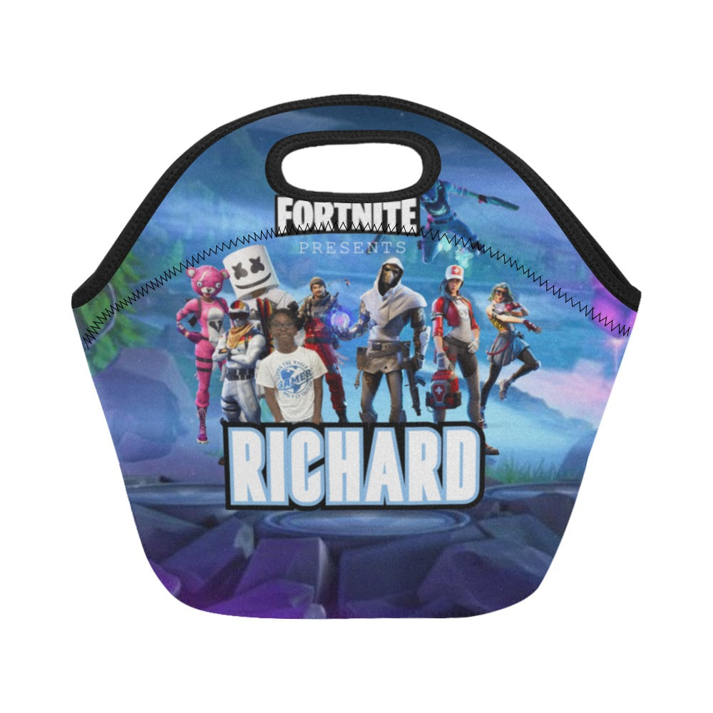 Fornite Themed Neoprene Lunch Bag/Small (Model 1669)