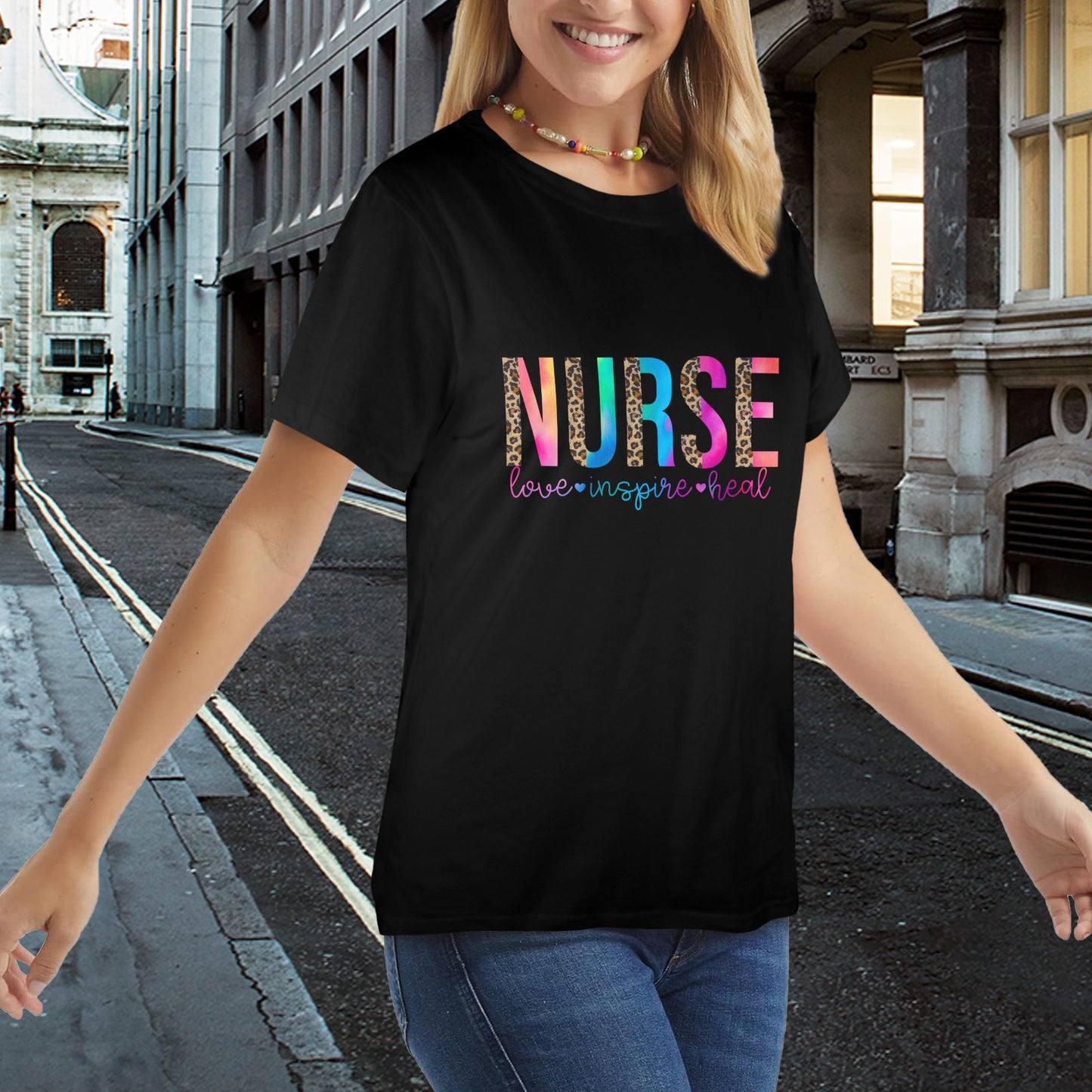 Nurse 2  Women's T-Shirt in USA Size (Front Printing) (Model T78)