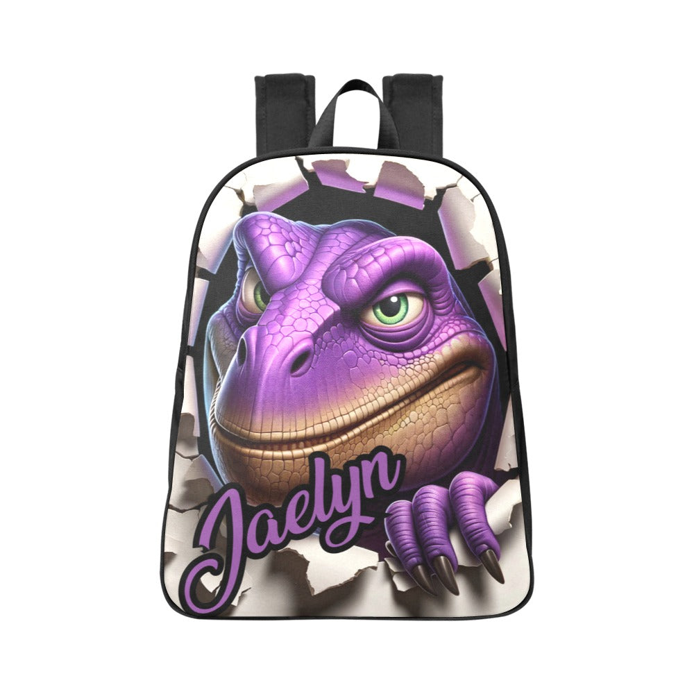 Purple Dino Back to School Set