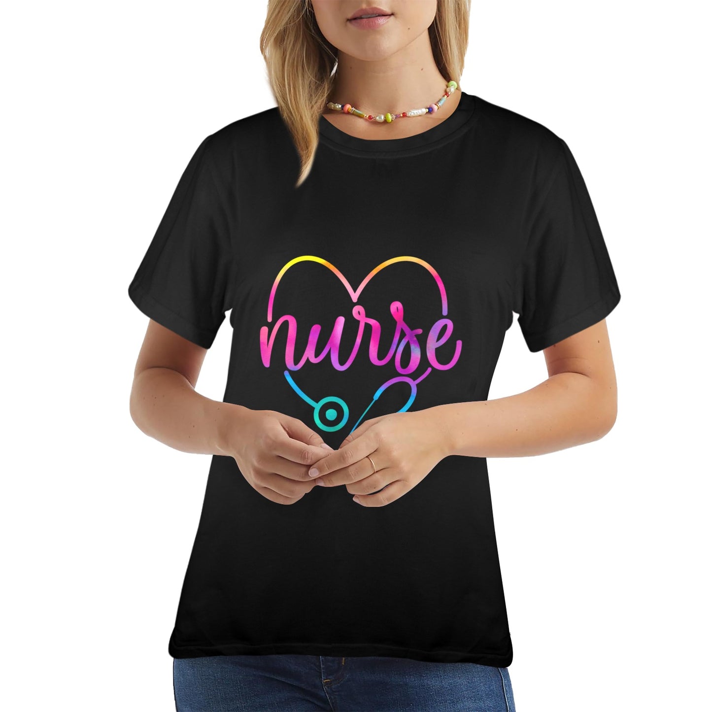 Nurse 3 Women's T-Shirt in USA Size (Front Printing) (Model T78)