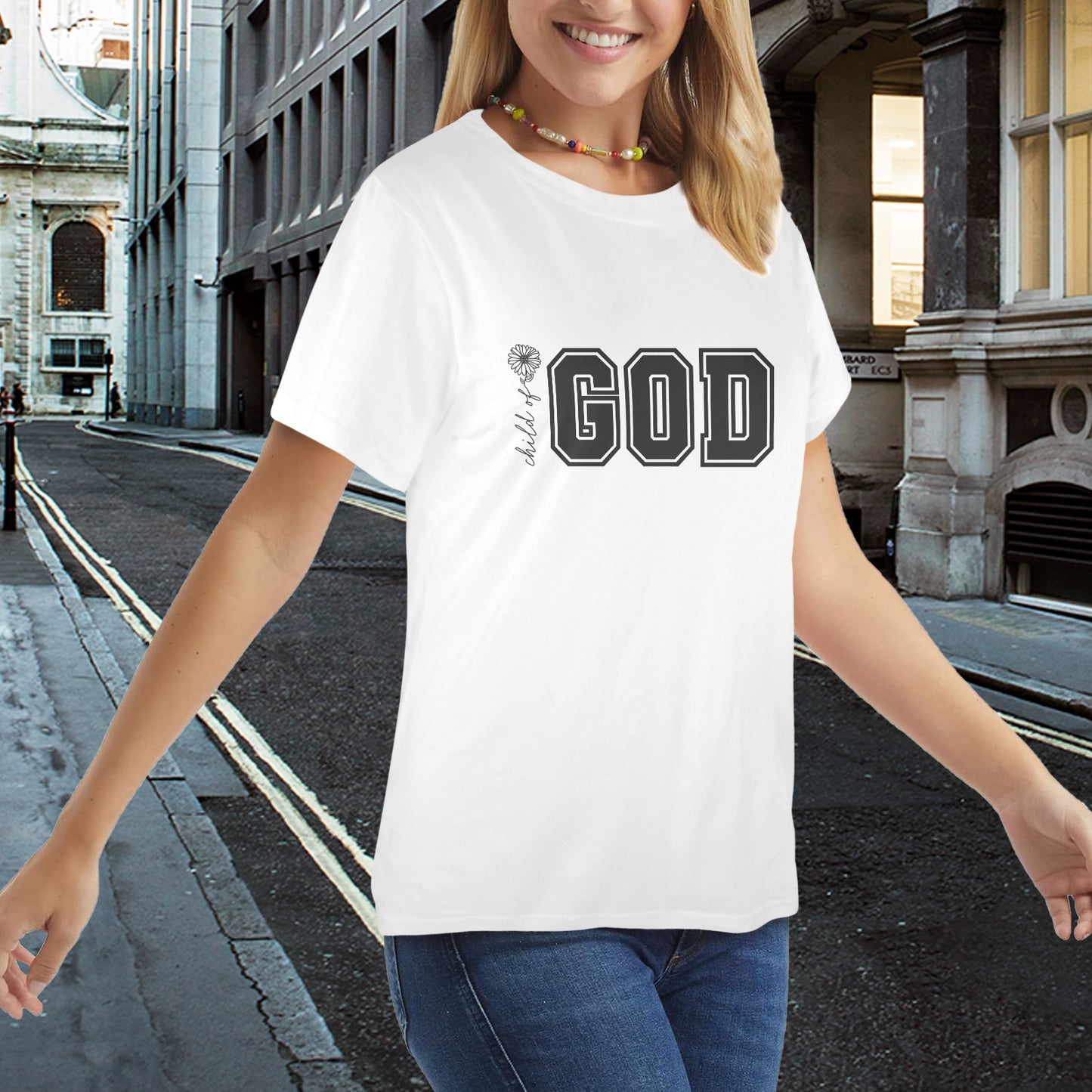 Child Of GOD Women's T-Shirt in USA Size (Front Printing) (Model T78)