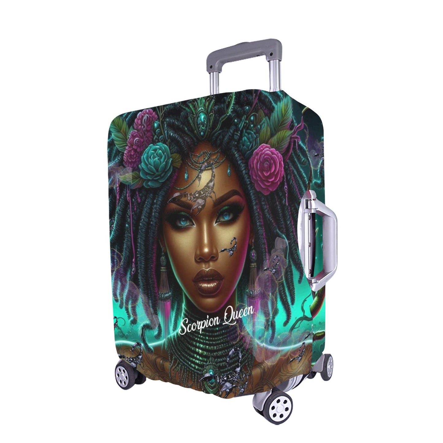 Scorpion Queen Luggage Cover/Extra Large 28"-30"