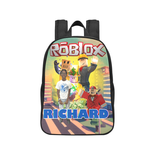 Roblox Design Fabric School Backpack (Model 1682) (Medium)