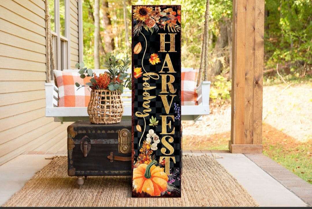 2-36-Inch Fall Welcome Sign - Autumn Decor