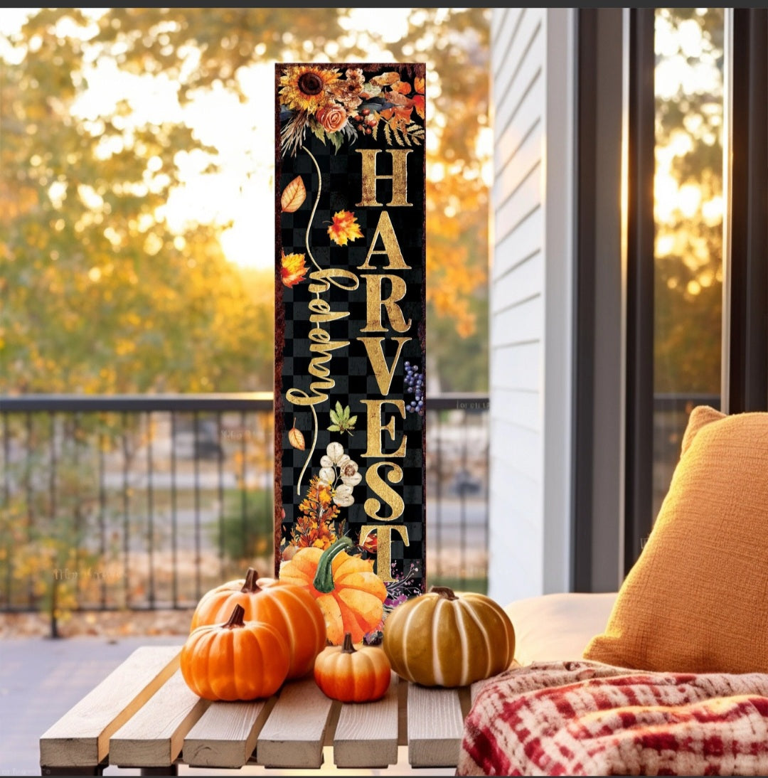 2-36-Inch Fall Welcome Sign - Autumn Decor