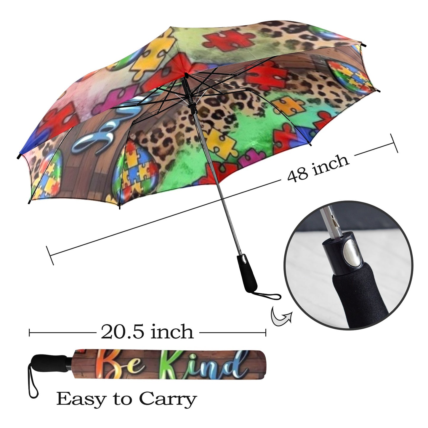 Semi-Automatic Foldable Umbrella