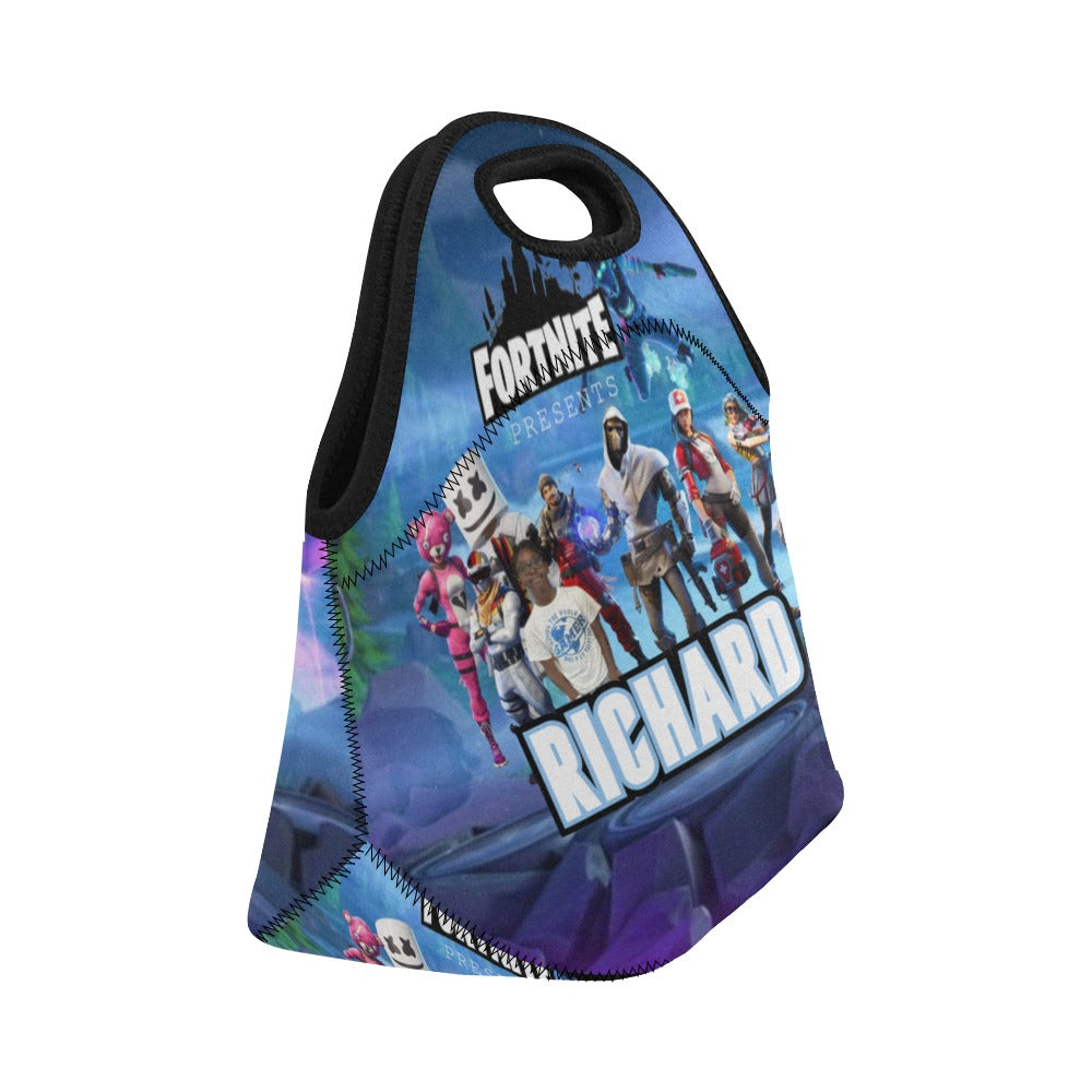 Fornite Themed Neoprene Lunch Bag/Small (Model 1669)