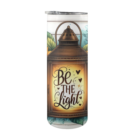 Be The Light 20oz Tall Skinny Tumbler with Lid and Straw