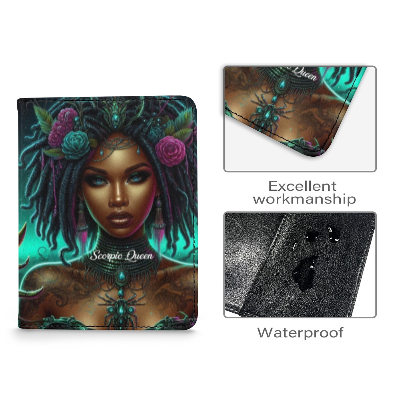 Scorpion Queen Passport Holder