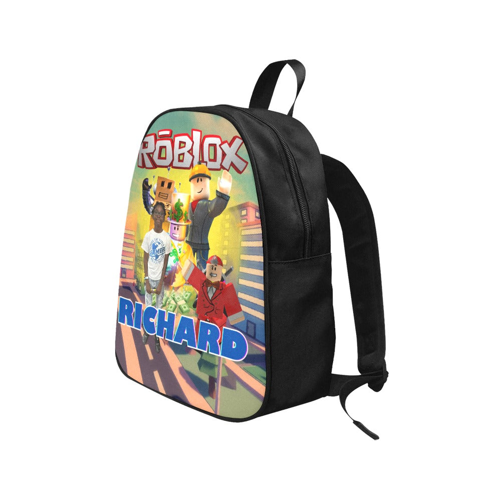 Roblox Design Fabric School Backpack (Model 1682) (Medium)