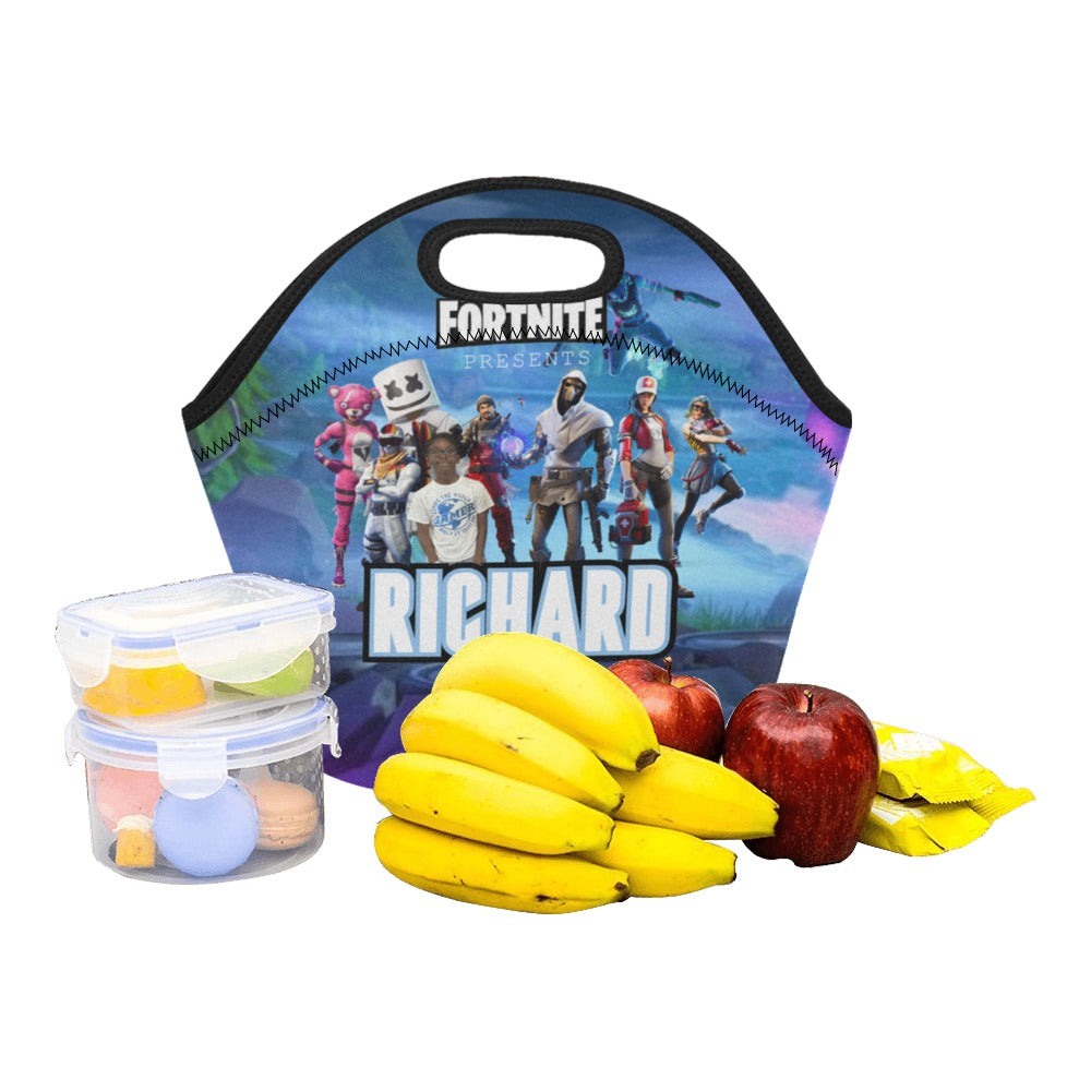 Fornite Themed Neoprene Lunch Bag/Small (Model 1669)