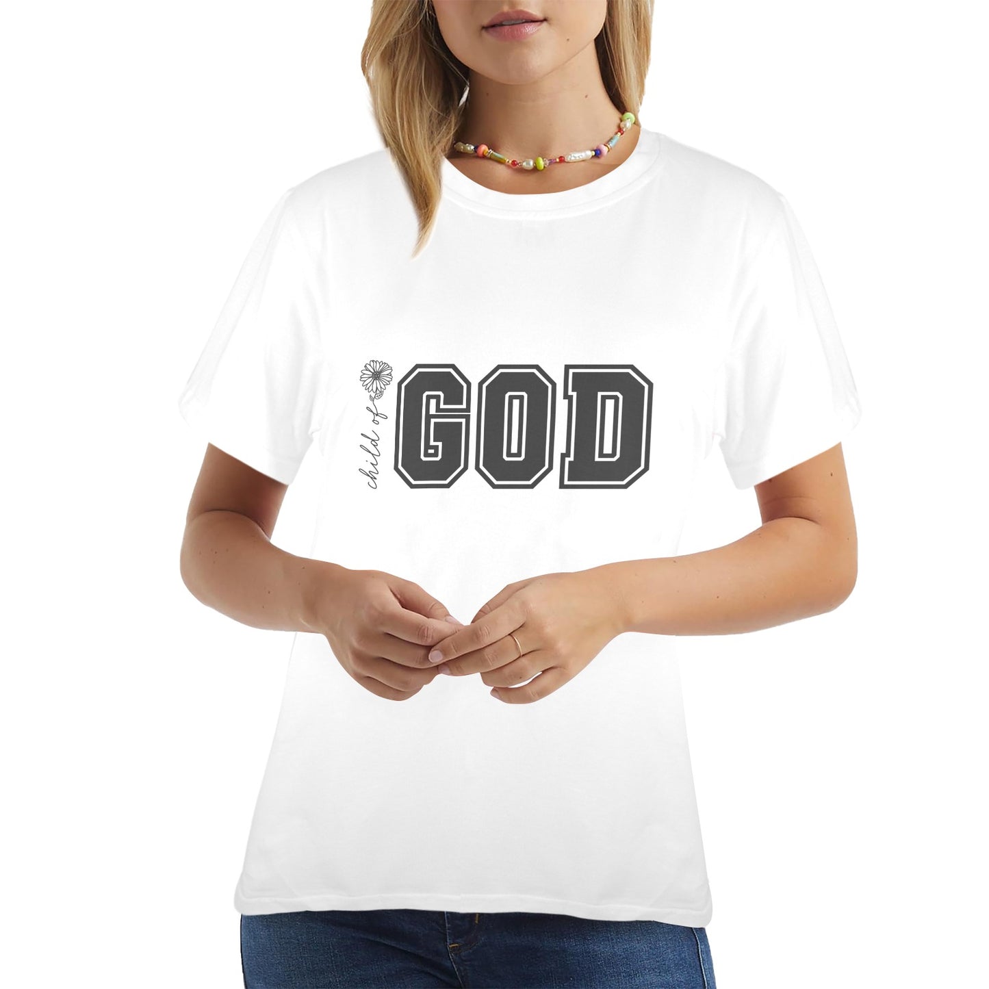 Child Of GOD Women's T-Shirt in USA Size (Front Printing) (Model T78)