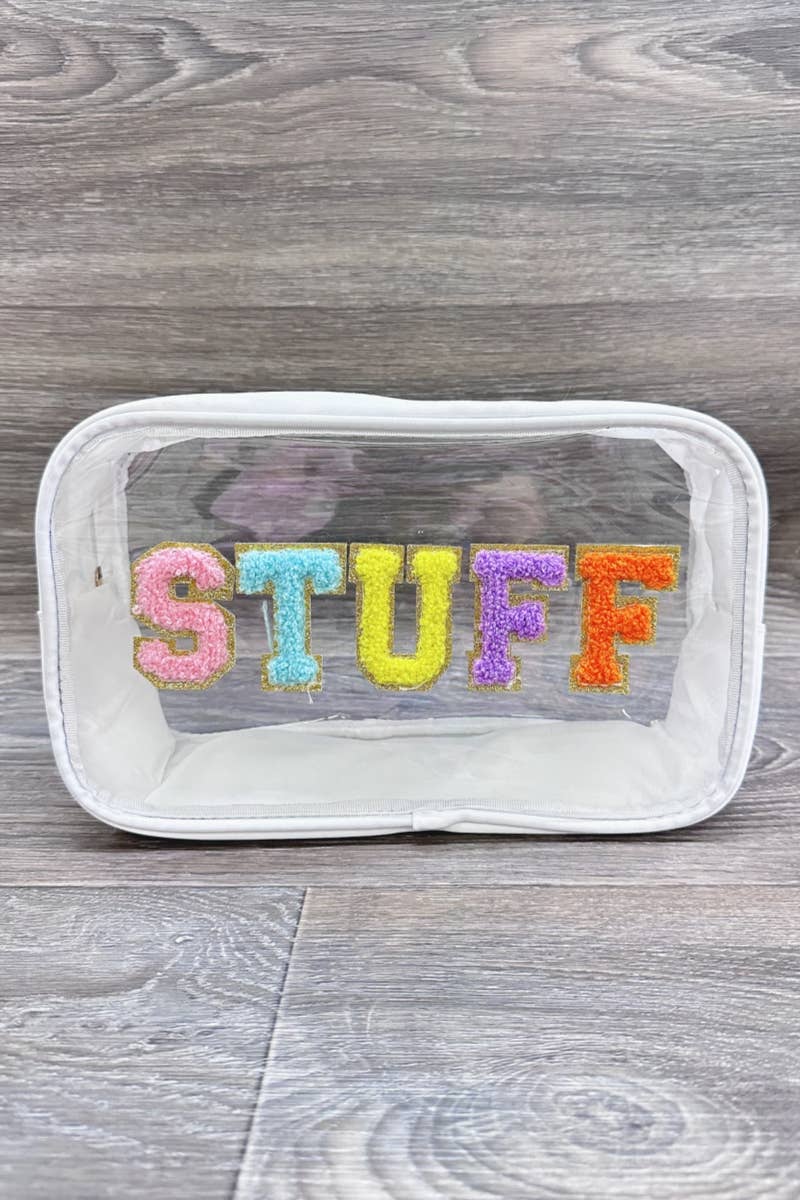 STUFF CLEAR MAKEUP BAG