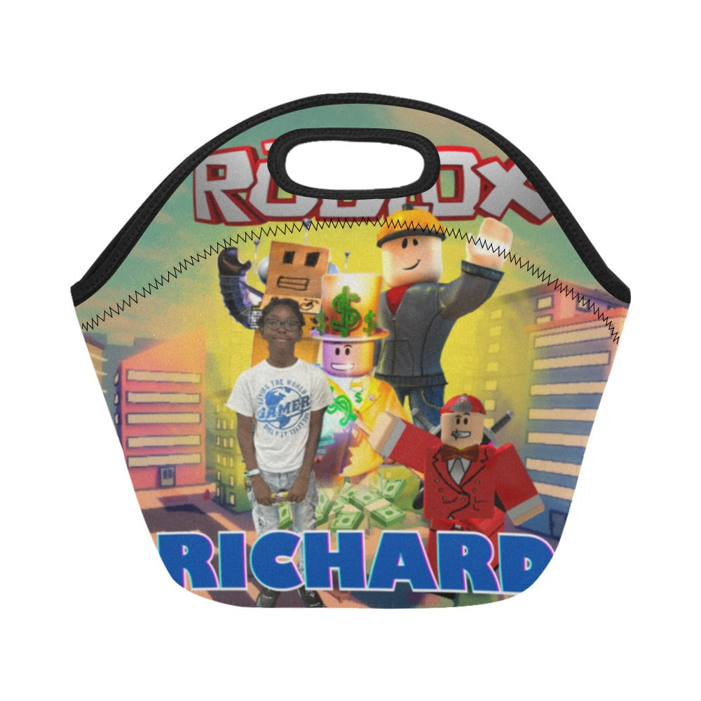 Roblox Themed Neoprene Lunch Bag/Small (Model 1669)