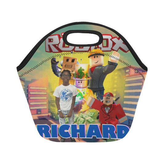 Roblox Themed Neoprene Lunch Bag/Small (Model 1669)