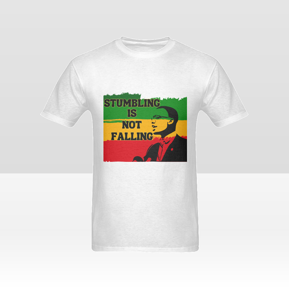 Malcolm X Men's T-Shirt in USA Size (Front Printing Only)