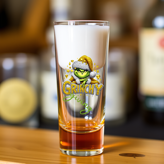 🦃💜 Grinchy Giving double shot glasses