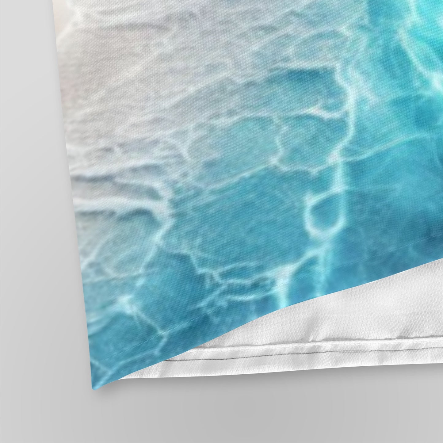 Beach Blue Shower Curtain 72"x84"