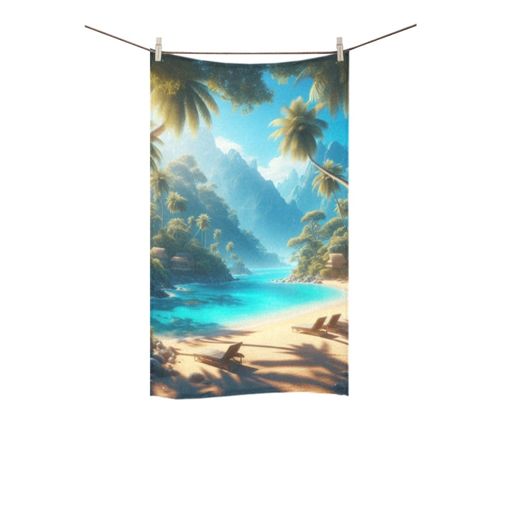 Beach Design Custom Towel 16"x28"