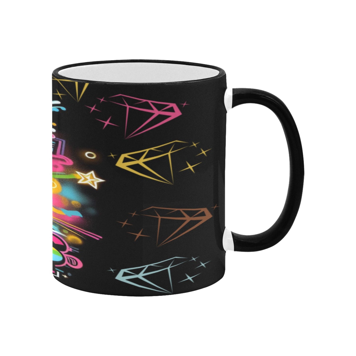 Taurus Girl Custom Edge Color Mug (11oz)