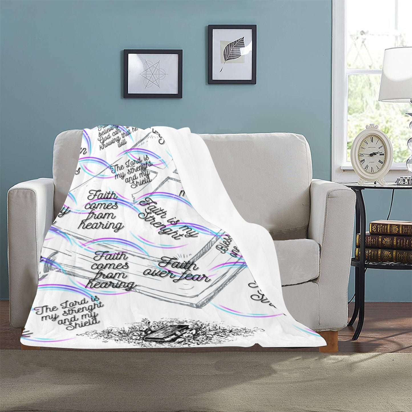 Faith Blanket Ultra-Soft Micro Fleece Blanket 32"x48"