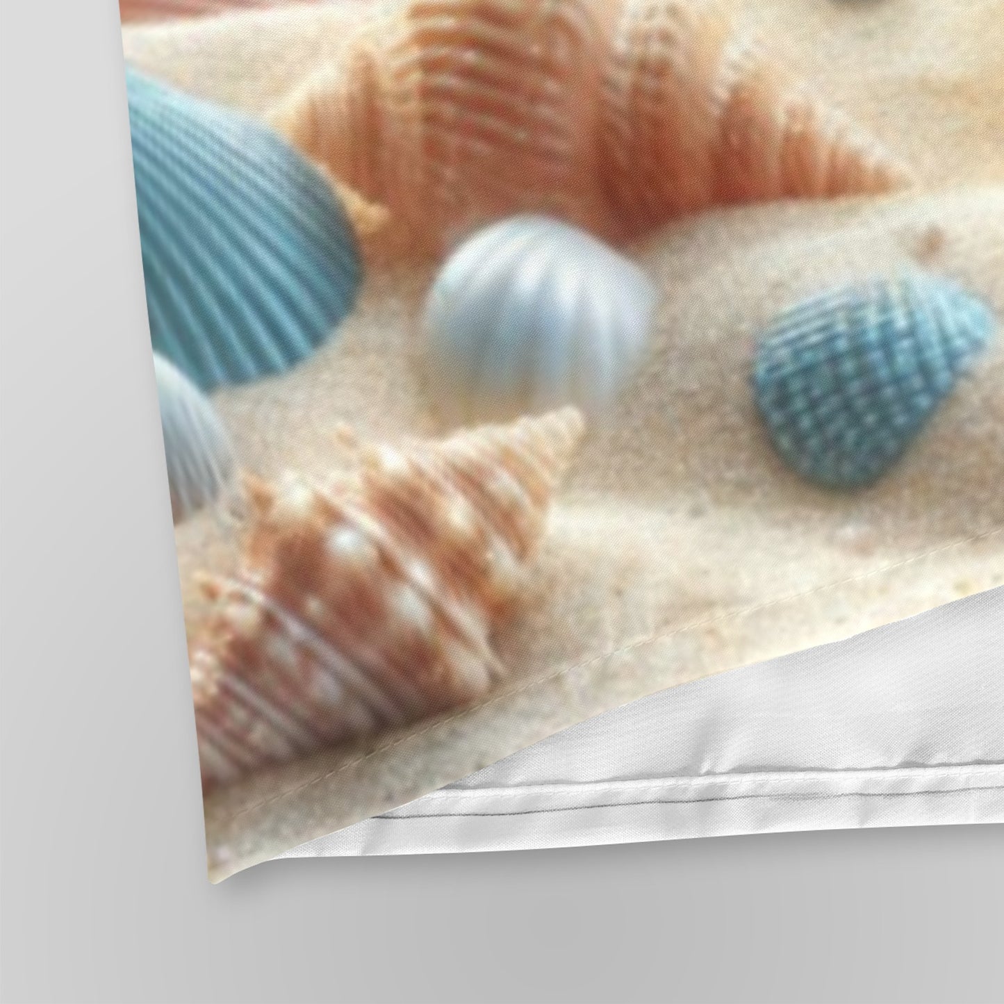 Beach Vibes Shower Curtain 72"x84"