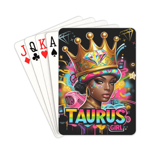 Taurus Girl Playing Cards 2.5"x3.5"