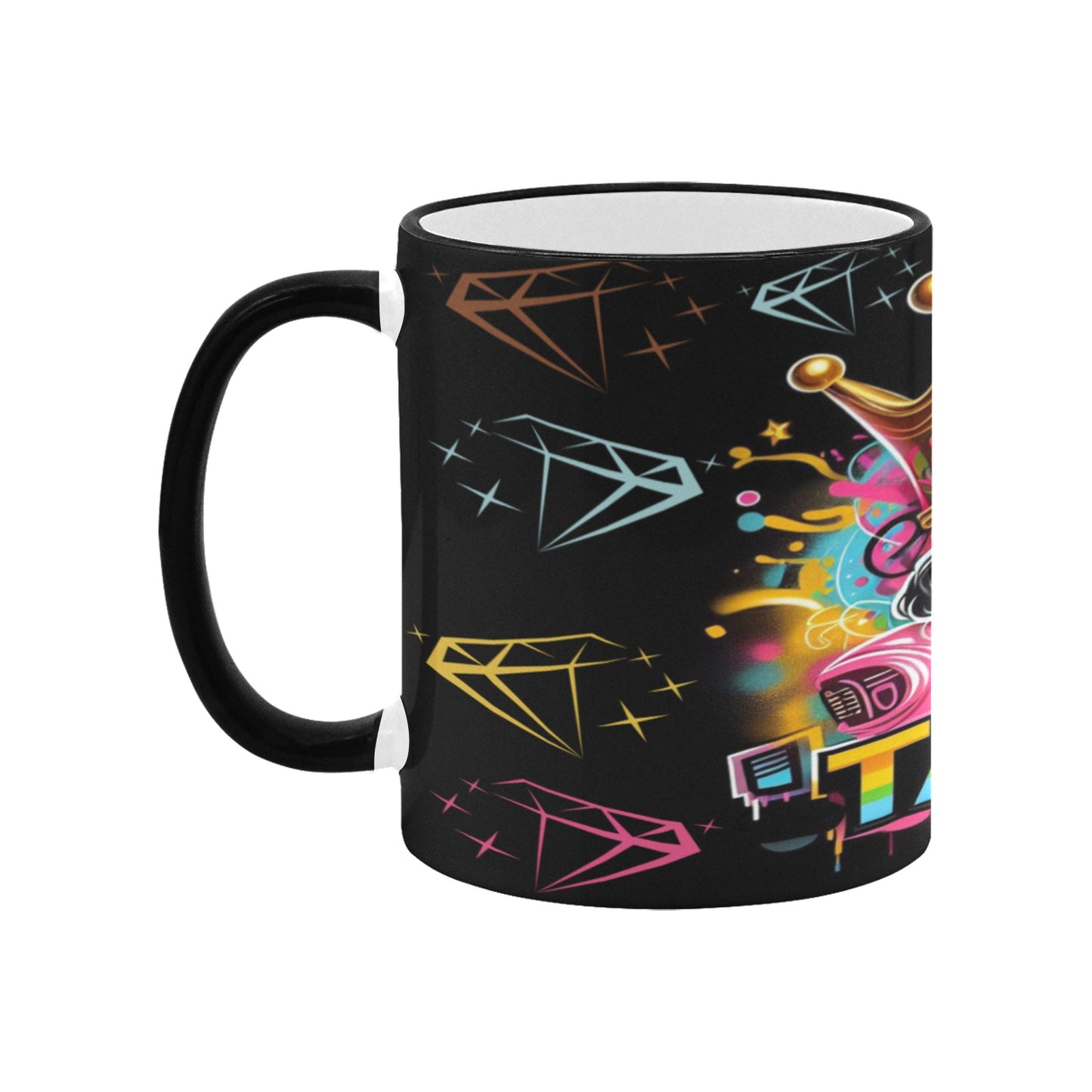 Taurus Girl Custom Edge Color Mug (11oz)