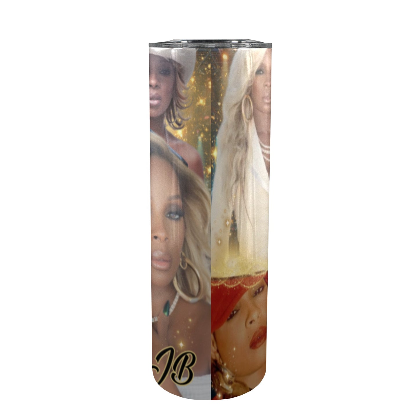 MJB "Believe in yourself when nobody else does" 20oz Tall Skinny Tumbler with Lid and Straw