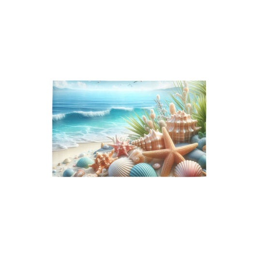 Beach Seashells/Starfish Bath Rug 20''x 32''