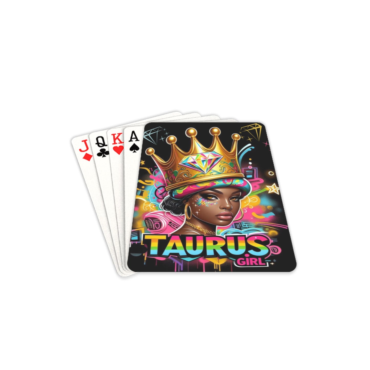 Taurus Girl Playing Cards 2.5"x3.5"