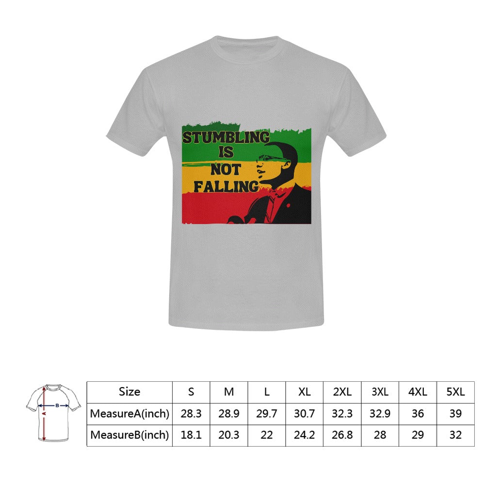 Malcolm X Men's T-Shirt in USA Size (Front Printing Only)