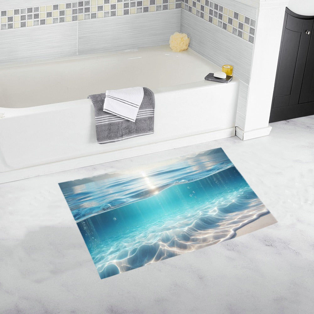 Beach High Tide Bath Rug 20''x 32''