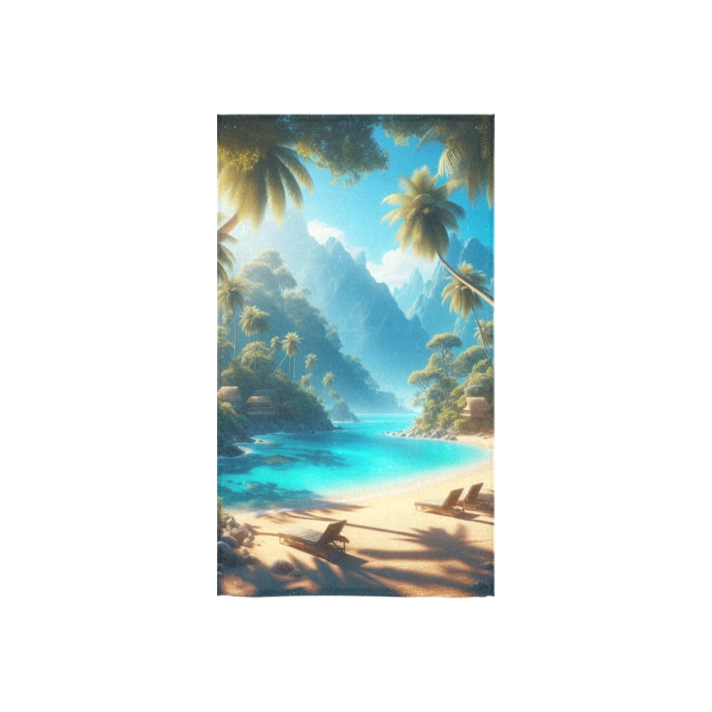 Beach Design Custom Towel 16"x28"