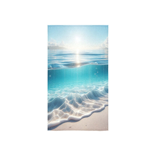 Beach High Tide Custom Towel 16"x28"