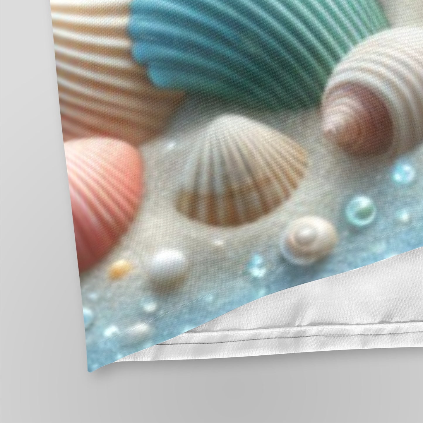 Beach Seashells/Starfish Shower Curtain 72"x84"